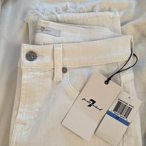 7 for All Mankind white Roxanne jeans NWT